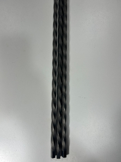 Кованый элемент балясина,торсион 1000мм, витой квадрат полнотелый 10х10мм