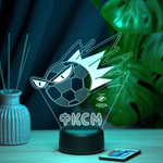 Светильник "ФКСМ мяч - Спартак"