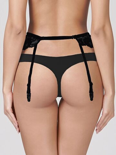 Кружевной пояс для чулок (Размер: S-M-L) (Цвет: красный)