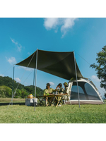 Палатка Naturehike Ango Automatic CNK2550WS010 трёхместная, большая, бежевая с коричневым