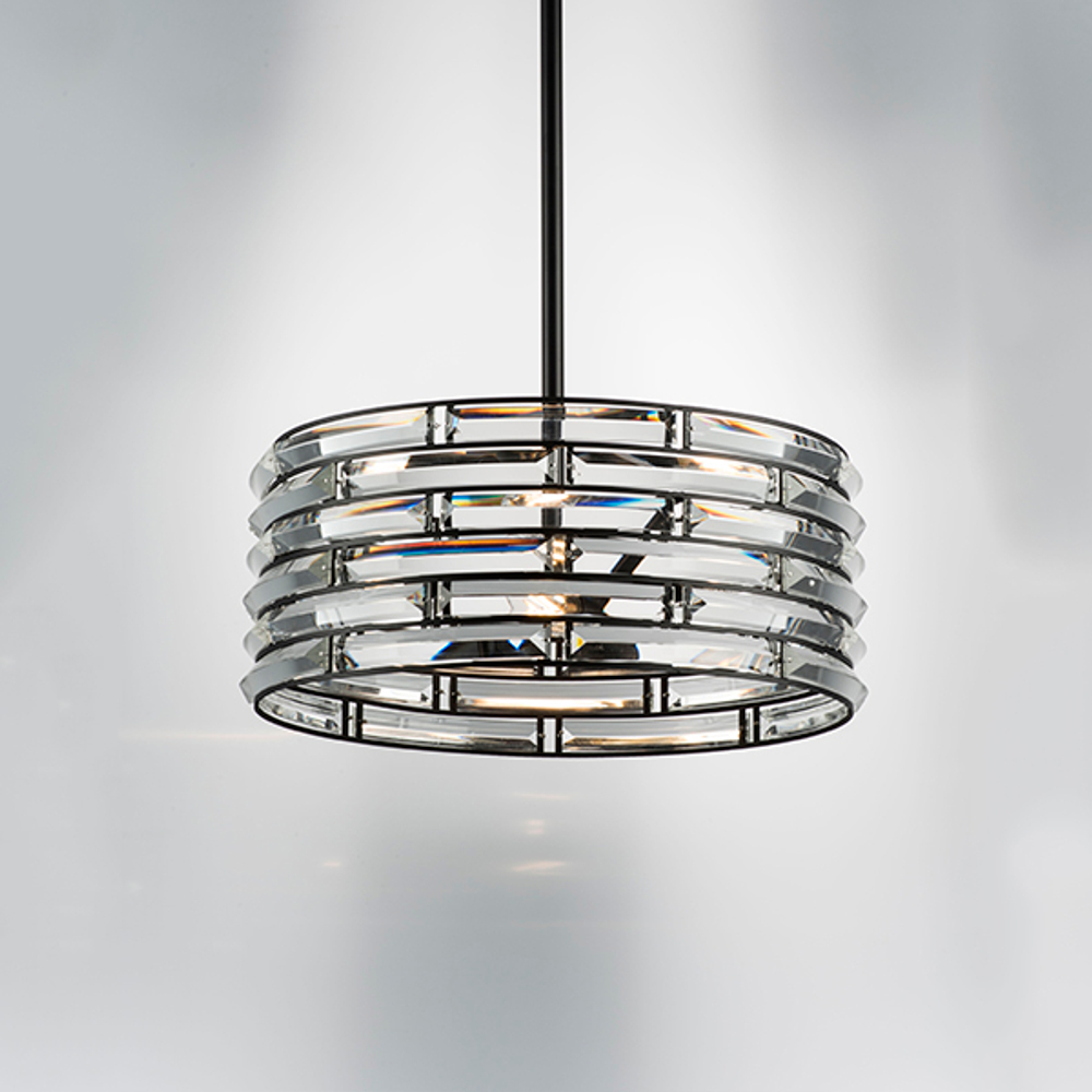 746048 Люстра AMERIGO 4х40W E14 УМБРА ПРОЗРАЧНЫЙ