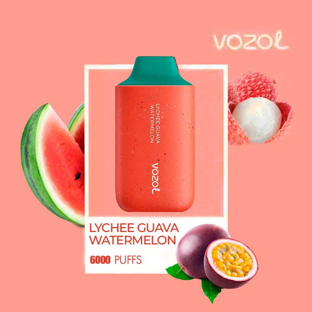 VOZOL STAR 6000 - Lychee Guava Watermelon (5% nic)