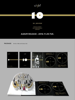 Альбом OK JOO HYUN - VOKAL Musical Debut 10th Anniversary 2nd Album