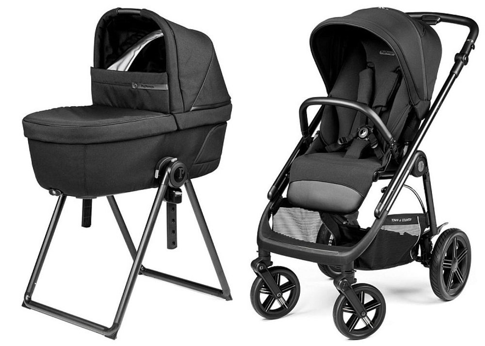 Коляска 3 в 1 Peg Perego Veloce TC Belvedere SLK True Black