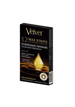 Velvet Восковые полоски  Argan Oil «Усиленное питание»