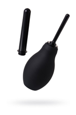 Анальный душ с двумя сменными насадками (Цвет: черный)