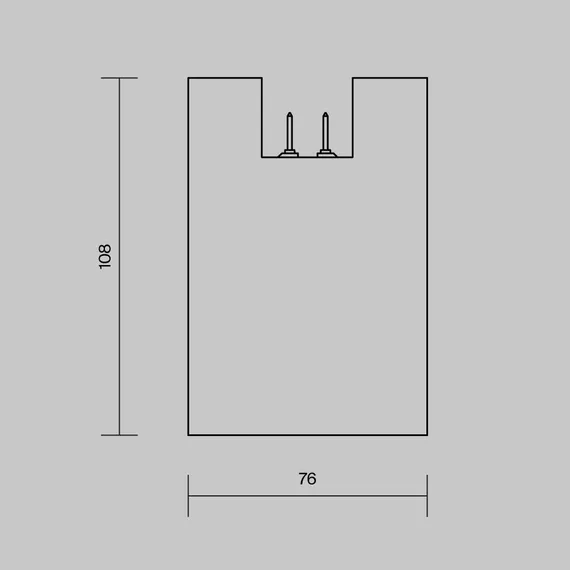 Уличный трековый светильник Альфа / Alfa Elasity IP 3000К 16Вт 38° черный Outdoor o-tr01-2-s-16wb3k