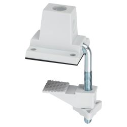 Настольный светильник ЭРА NL-202-G23-11W-W с лампой PL на струбцине и с основанием белый | Настольные светильники под лампу