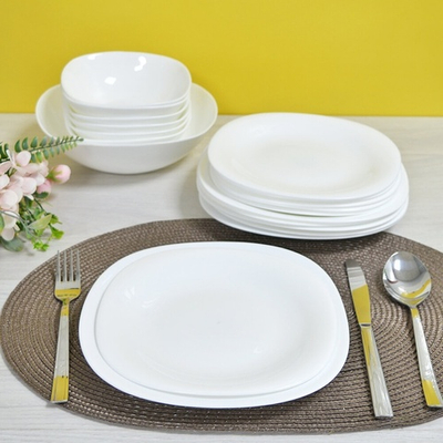 Столовый набор 19 предметов "WHITE" квадрат (99210)