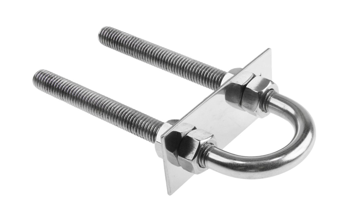 Рым-болт U-образный D13 мм, Lрез. 120 мм