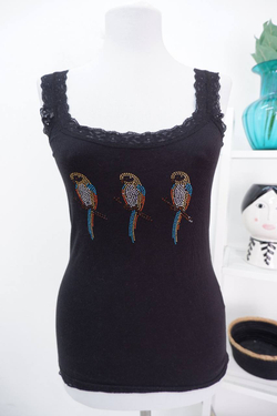 Майка A.M.N. со стразами 42-44 размер