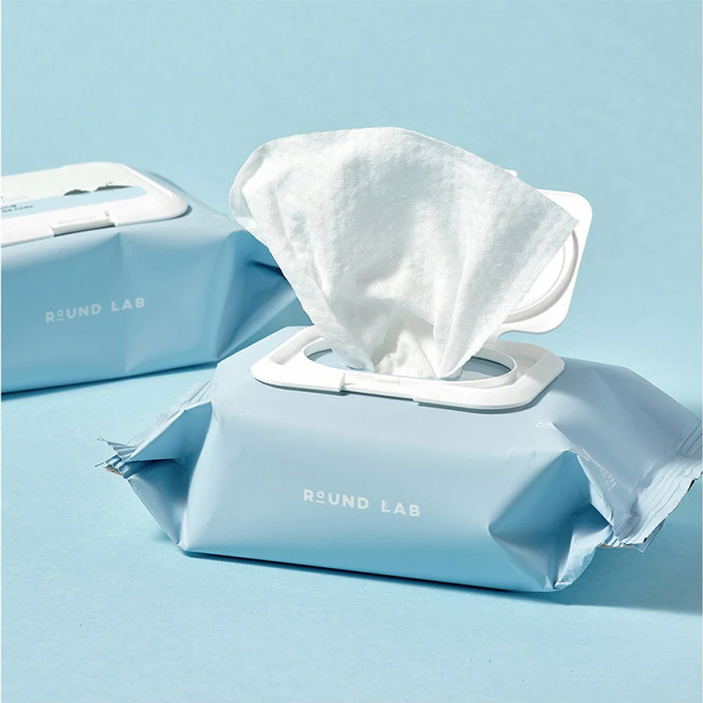 Round Lab Dokdo Cleansing Tissue Очищающие салфетки для снятия макияжа