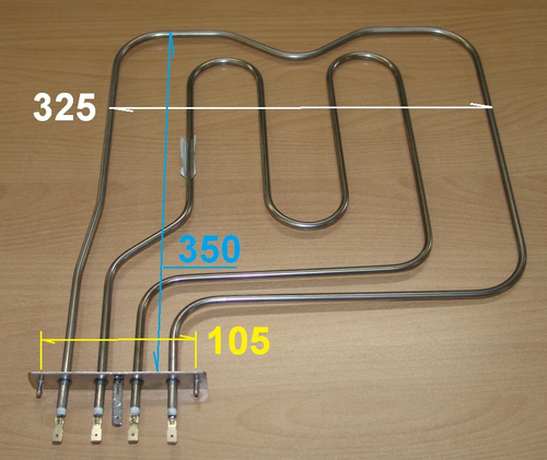 ТЭН верхний с грилем 800w/1200w Gefest