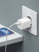 Зарядное устройство Deppa USB-C, PD 3.0, QC 4.0+, 20W, GaN, белый