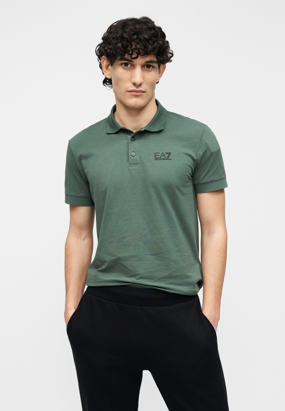 EA7 Emporio Armani Футболка-поло - Зелёный
