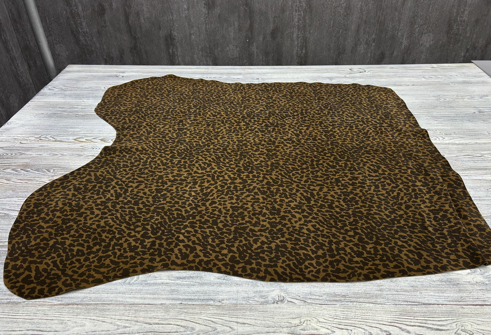 Диана цв. Леопардовый / Diana Leoparda, толщ. 1,5-1,7 мм, натуральная замша