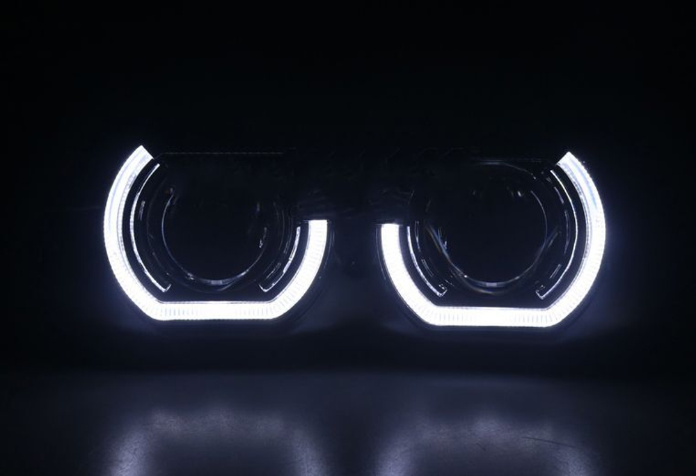 Бленда (маска) для линз BMW 2.0 Led (Right) ДХО с функцией притухания 3.0 дюйма, 1шт