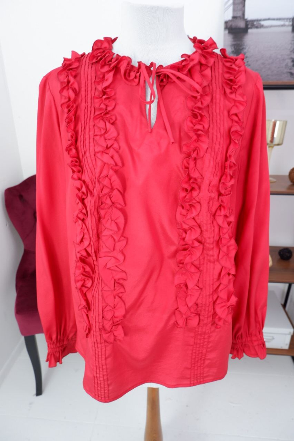 Блузка яркая 56/58 размер