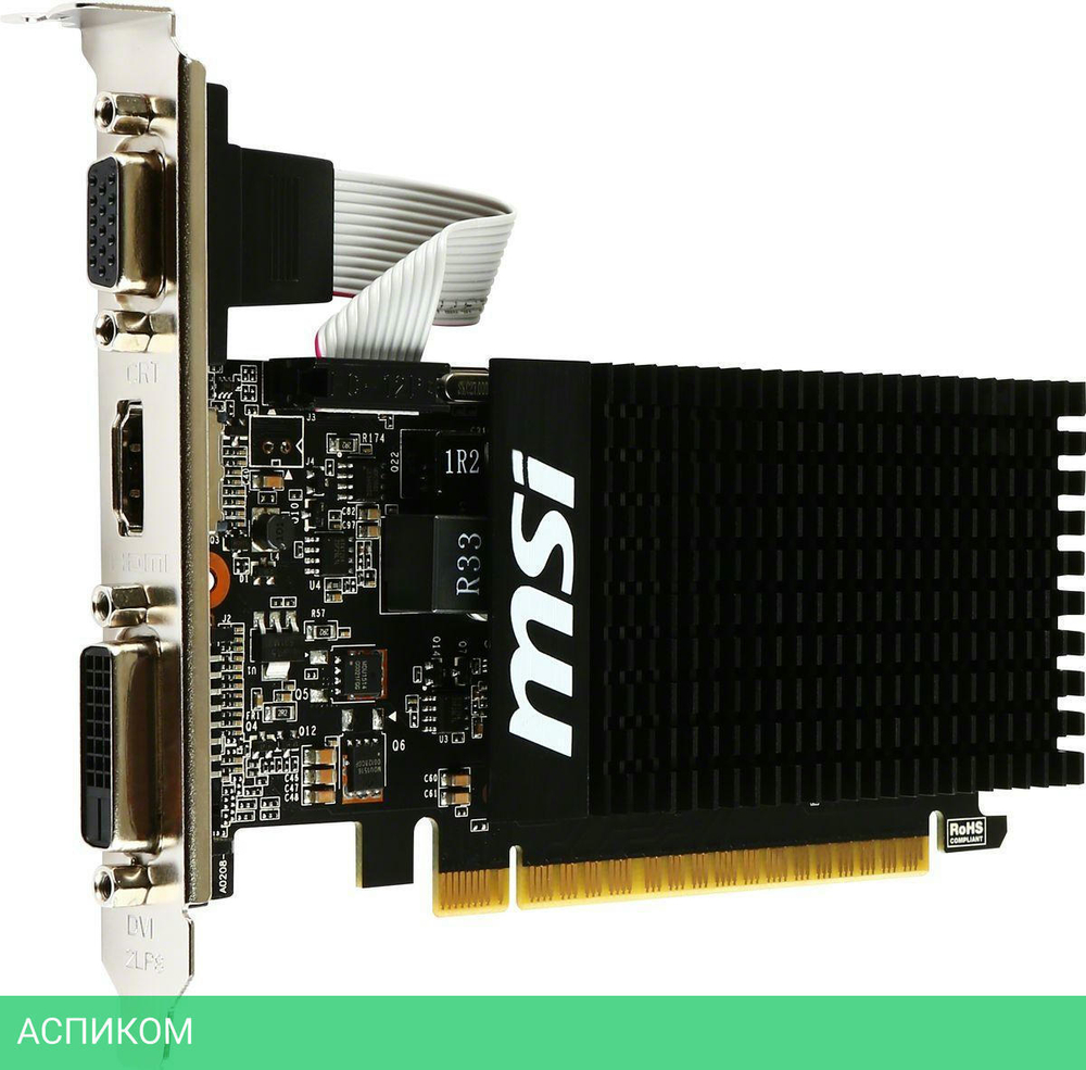 Видеокарта MSI GT 710 2GD3H LP