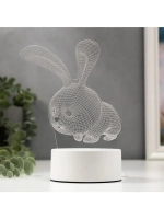 Светильник «Кролик» LED RGB от сети 9.5×14×19 см RISALUX