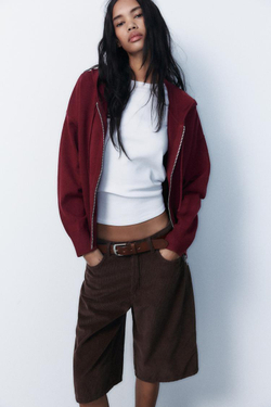 ZARA ХУДИ, ЦВЕТ БУРГУНДСКОГО ВИНА