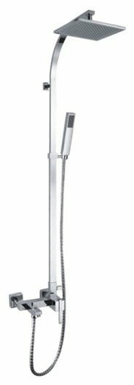 Смеситель FRAP F2404 душевая система, смеситель, хром, излив