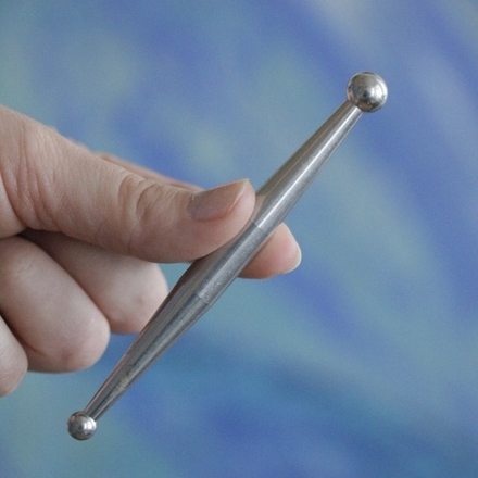 Джамбо алюминевый. Стек с шариками гантель