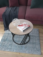 Журнальный стол Адидас - ЧД - МДФ в ПВХ