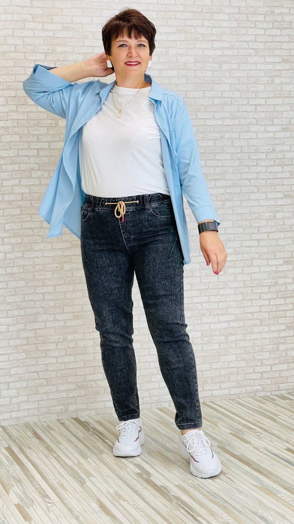 Джинсы МС-2-1722 (тёмно-серый)