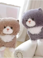 Мягкая игрушка кот пушистый 35 см