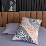 Комплект постельного белья Делюкс Сатин 100% хлопок на резинке LR430