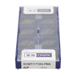 Пластина твердосплавная ISO DCMT11T304-PMA ACP20E AHNO по стали, получистовая