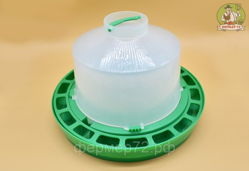 Поилка вакуумная 5 л с пробкой