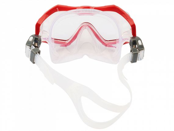 Набор детский маска+трубка в сумке Sargan Панорама-А kids прозрачный/красный/черный