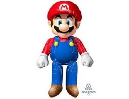 Шар фольгированный ( 152см) фигура ростовая,Супер Марио, 1шт.