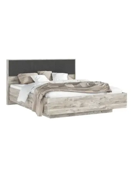 Кровать двухспальная 160х200 Браш Графит