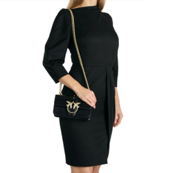 Сумка Pinko Ladies Black Mini Love Soft Crossbody Bag, 1P21B0-Y5EU-Z99