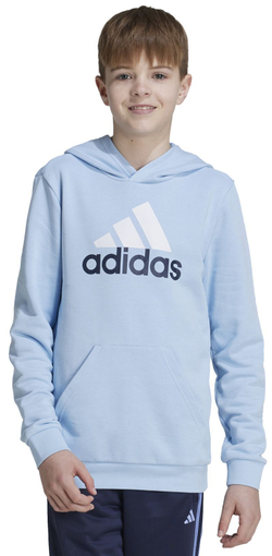 Детская теннисная толстовка Adidas Essentials Two-Colored Big Logo Cotton - Blue