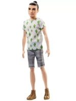 Кукла Barbie Кен Игра с модой Fashionistas FJF74
