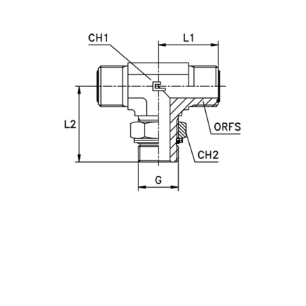 Штуцер FRTA D06 ORFS 9/16 BSP 3/8