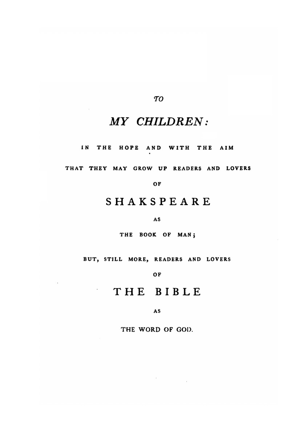 On Shakespeare's knowledge and use of the Bible | Charles Wordsworth