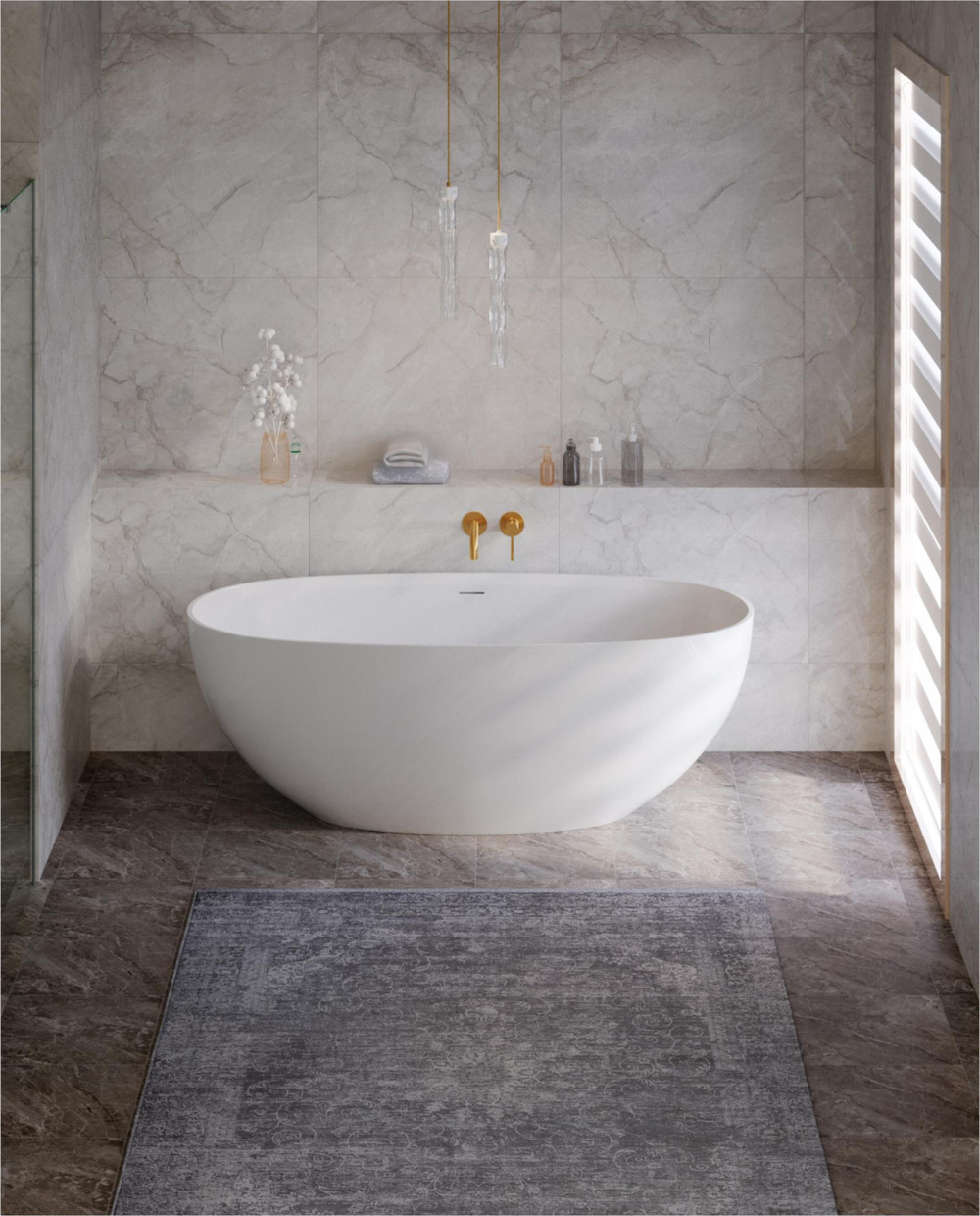 Ванна CEZARES CZR-STREAM-170-78-56-SSB из искусственного камня Solid Surface