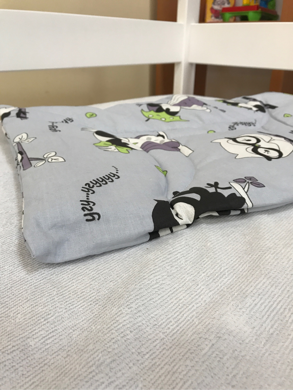 Подушка 40*60 см, экофайбер (плоская) (ИП Людин А.В.)