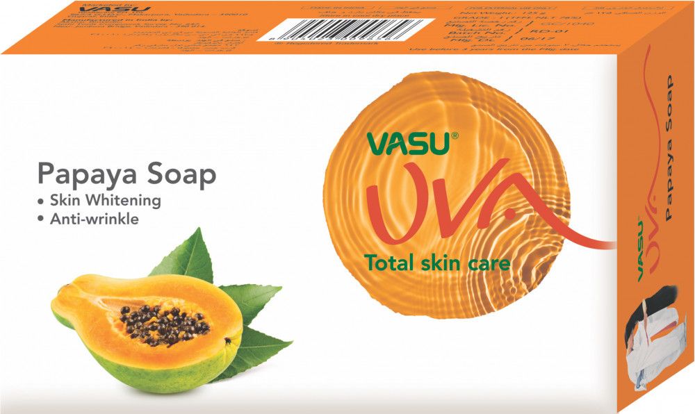 Мыло кусковое VASU Papaya 125 г