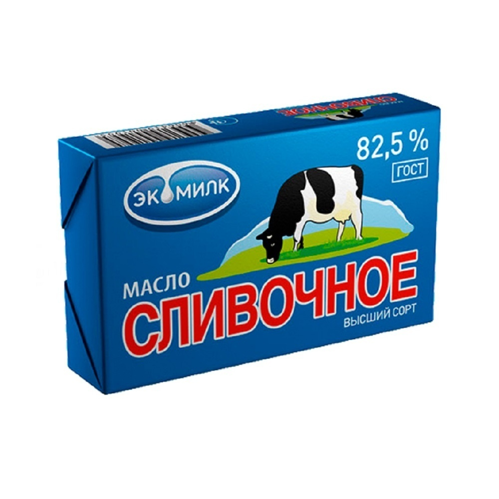 Масло Сливочное Экомилк 82,5% 180г