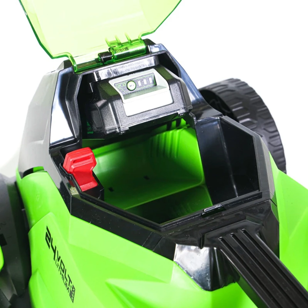 Аккумуляторная газонокосилка Greenworks GD24LM33K8 24В (1 x 8 Ач, ЗУ) нож 33 см, 2516107U8