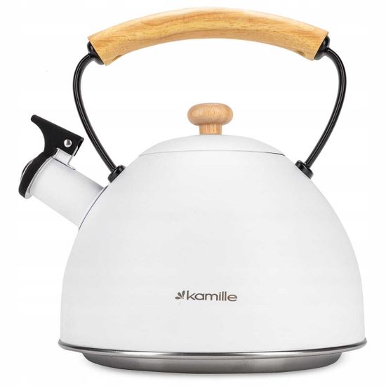 Чайник 2,5 л. из нержавеющей стали со свистком Kamille KM 0857