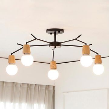 Люстра в скандинавском минималистичном дизайне LES