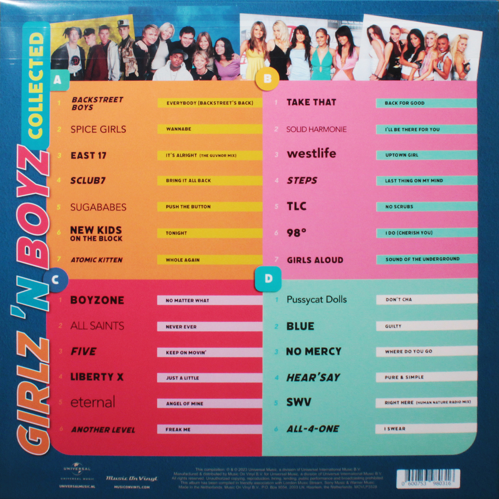 Сборник / Girlz 'N Boyz Collected (Coloured Vinyl)(2LP)