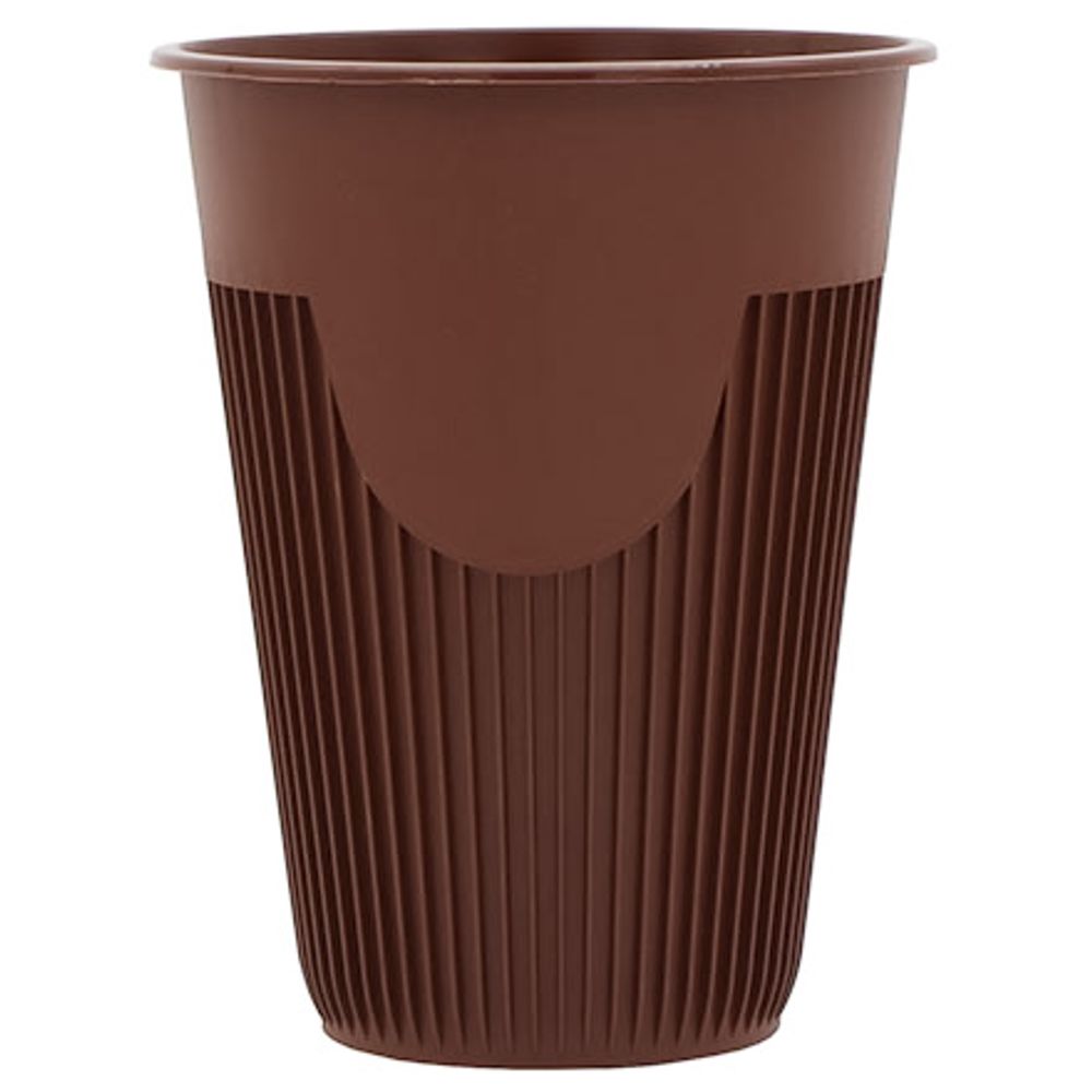 Стакан для гор. напитков ПП 350мл Коричневый d-90 (8шт/160) 1034КОР